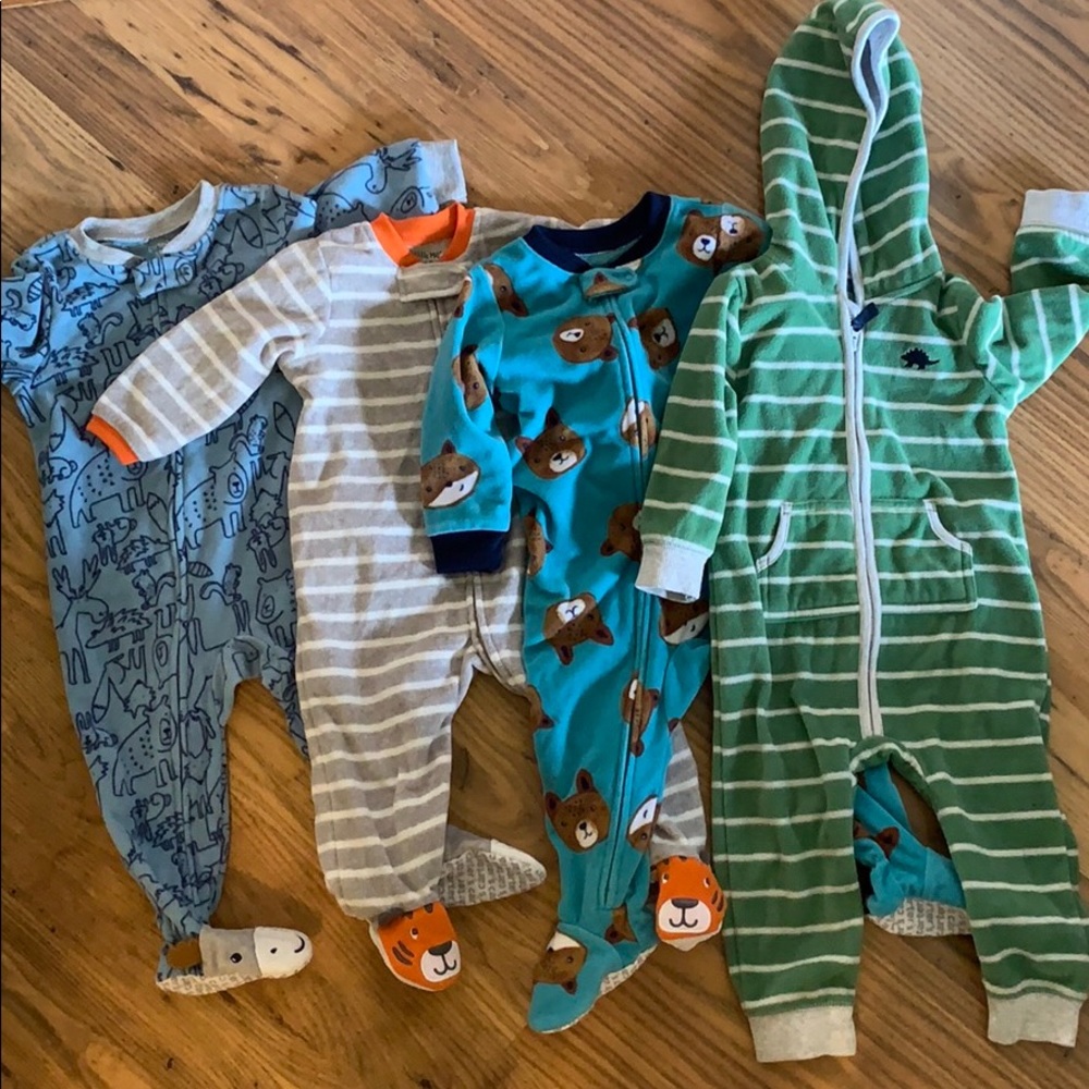 Set of 4 Carters Fleece Pajamas